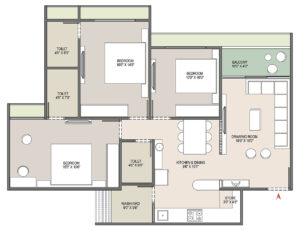 3 BHK - B Type